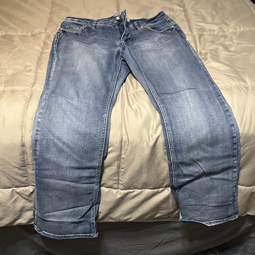 Women's Classic Blue Boot Cut Jeans